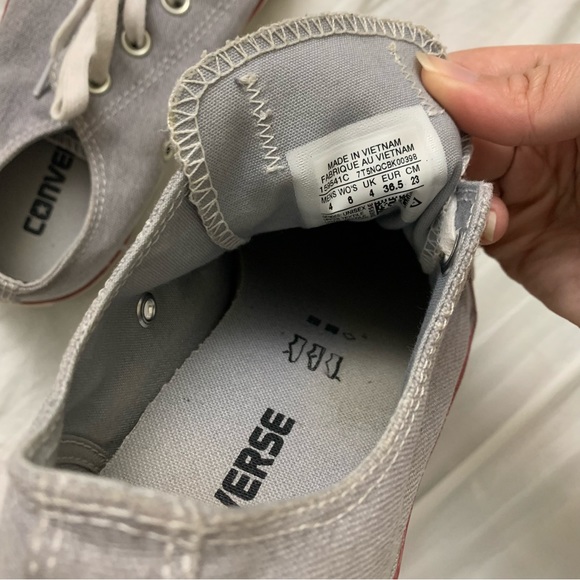 Converse - Low Top Sneakers Gray Colour - Picture 10 of 10